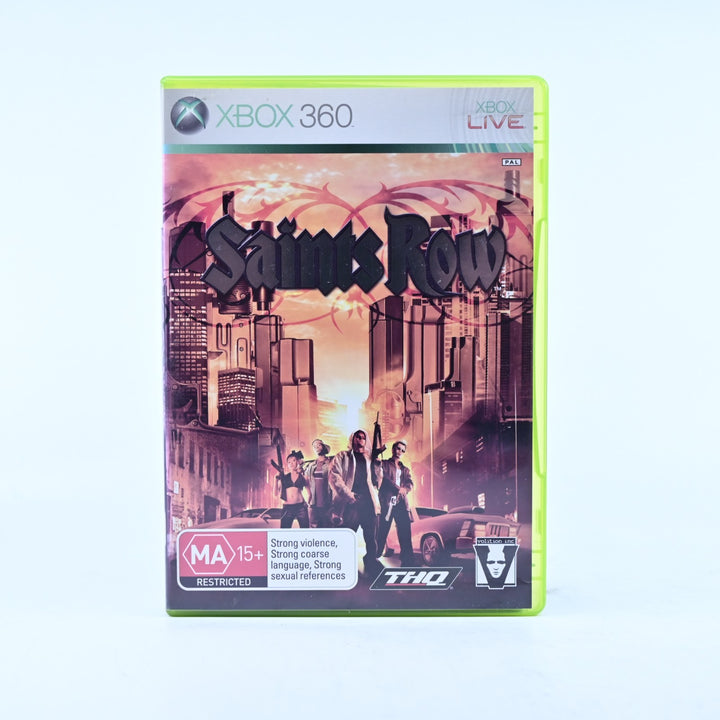 Saints Row - Xbox 360 Game + Manual - PAL - MINT DISC!