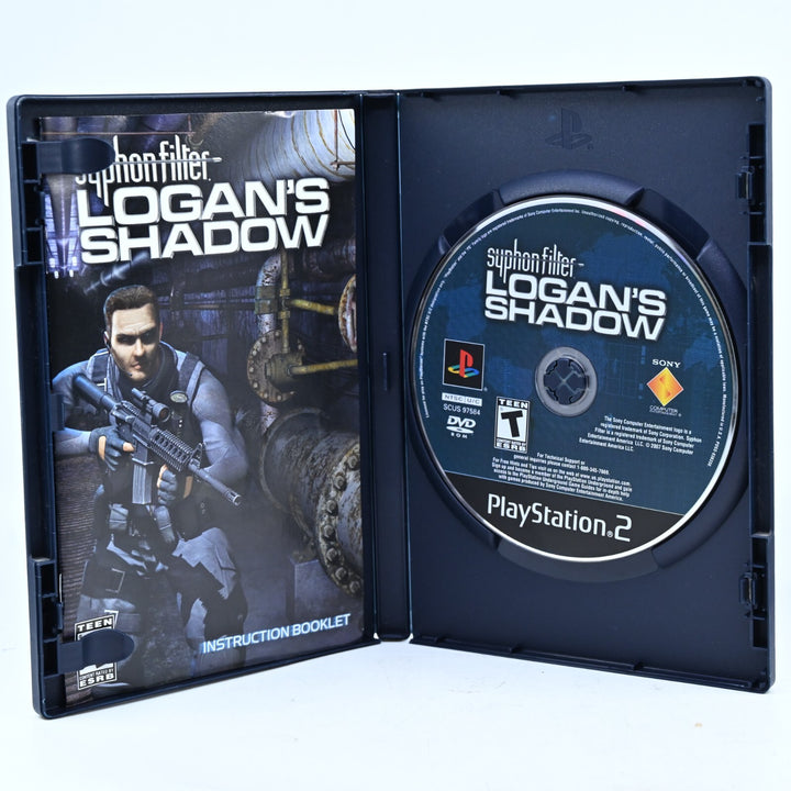 Syphon Filter: Logan's Shadow - Sony Playstation 2 / PS2 Game + Manual - NTSC-U!