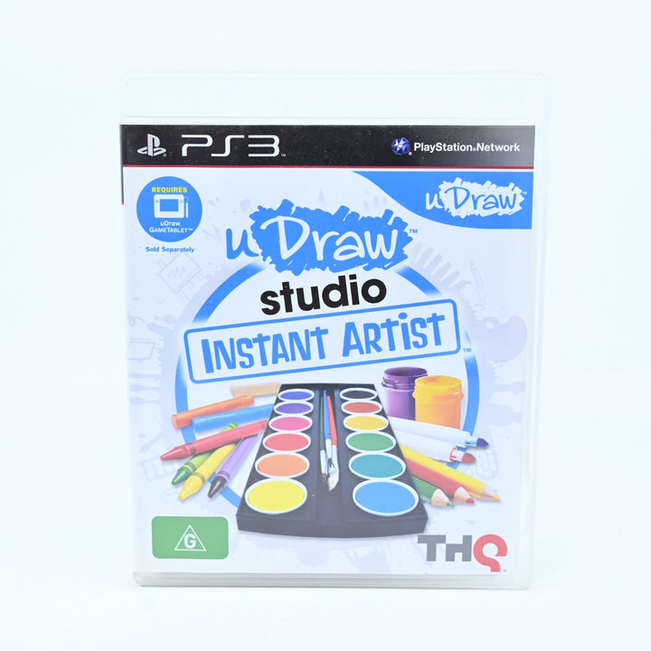 uDraw Studio Instant Artist - Sony Playstation 3 / PS3 Game + Manual