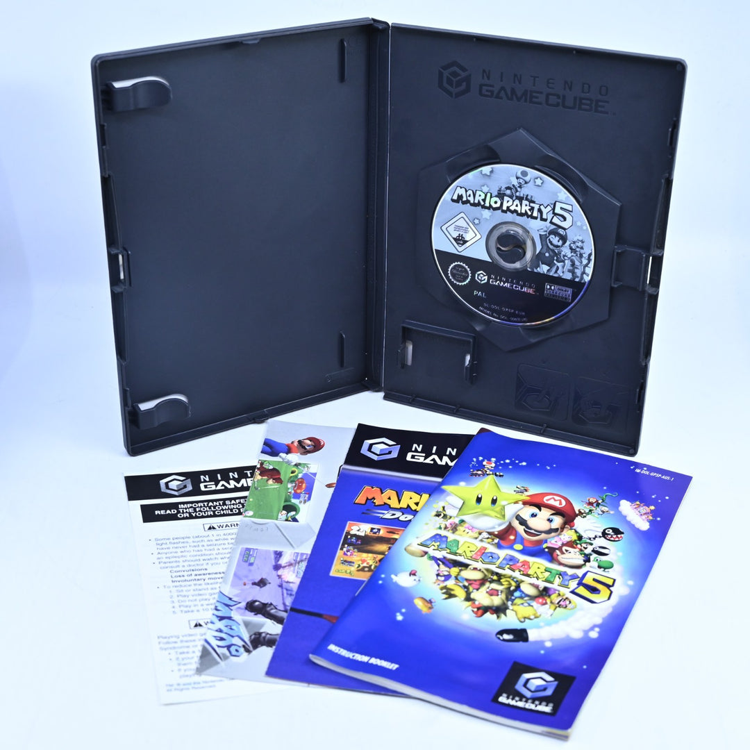 Mario Party 5 - Nintendo Gamecube Game + Manual - PAL - FREE POST!
