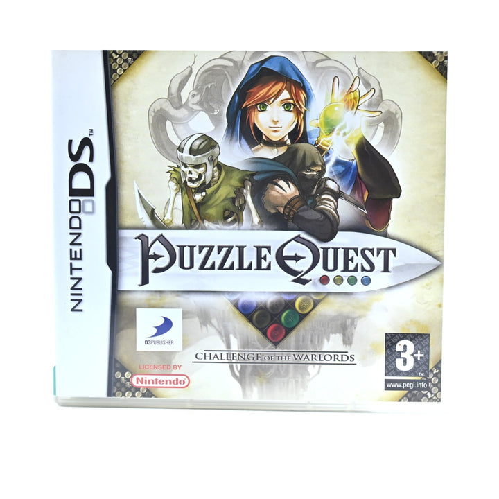 Puzzle Quest: Challenge of the Warlords - Nintendo DS Game - PAL + Manual