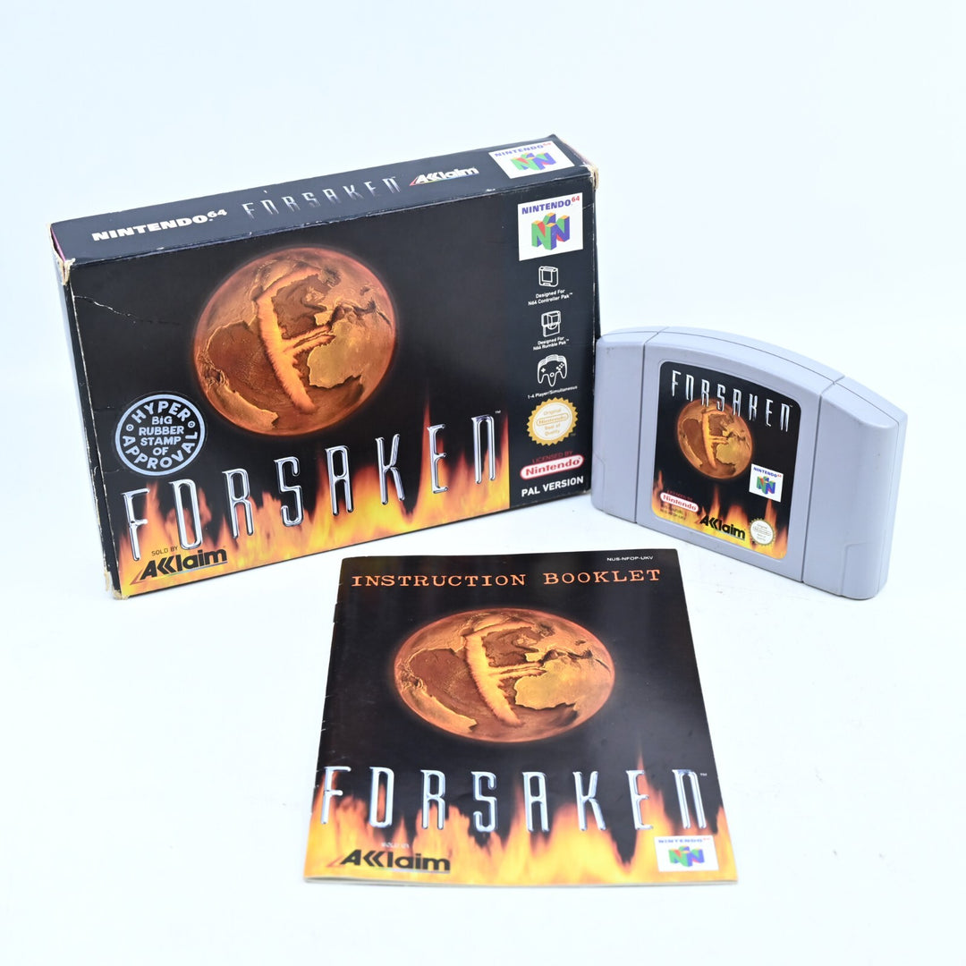 Forsaken - N64 / Nintendo 64 Boxed Game - PAL - FREE POST!