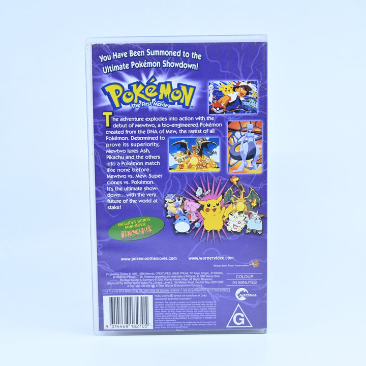 Pokemon The First Movie - Mewtwo VS Mew - VHS Tape
