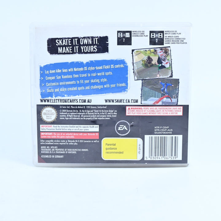 Skate It - Nintendo DS Game - PAL + Manual - FREE POST!