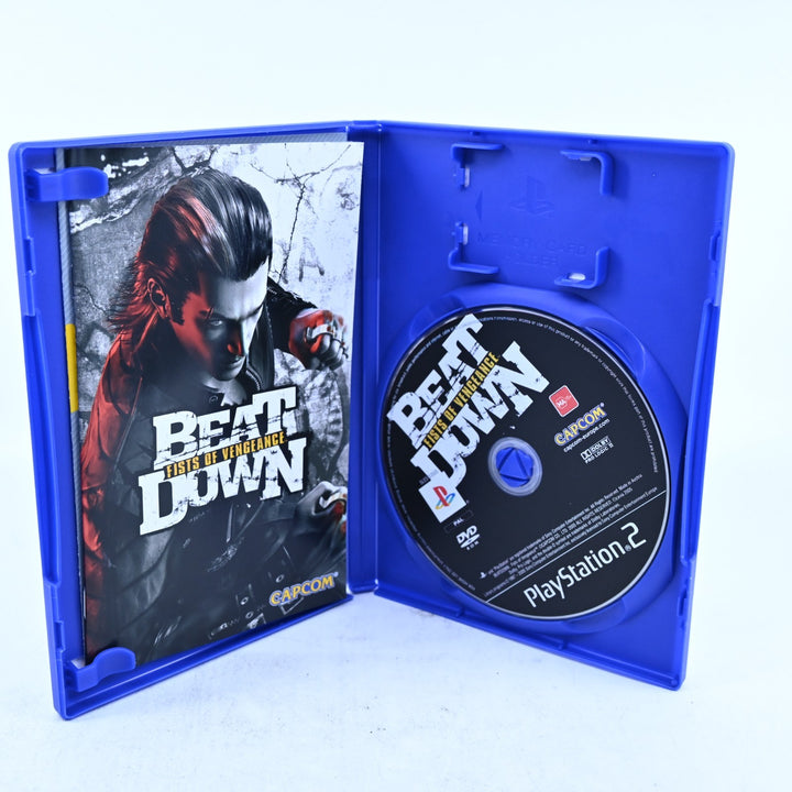 Beat Down: Fists of Vengeance - Sony Playstation 2 / PS2 Game + Manual - PAL