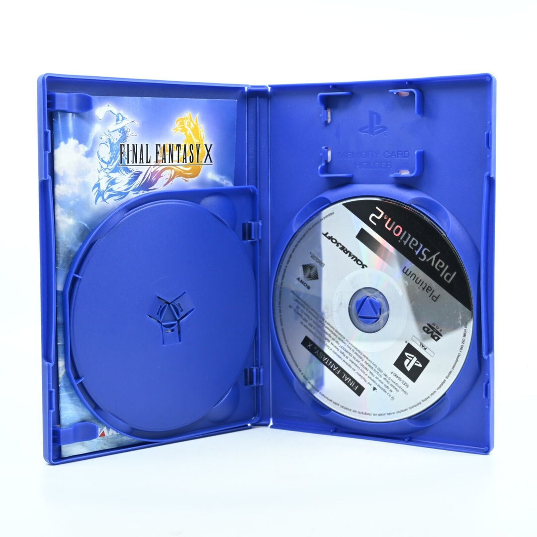 Final Fantasy X + DVD! Sony Playstation 2 / PS2 Game + Manual - PAL - MINT DISC!