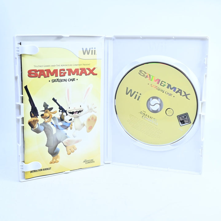 Sam & Max: Season One - Nintendo Wii Game + Manual - PAL - MINT DISC!