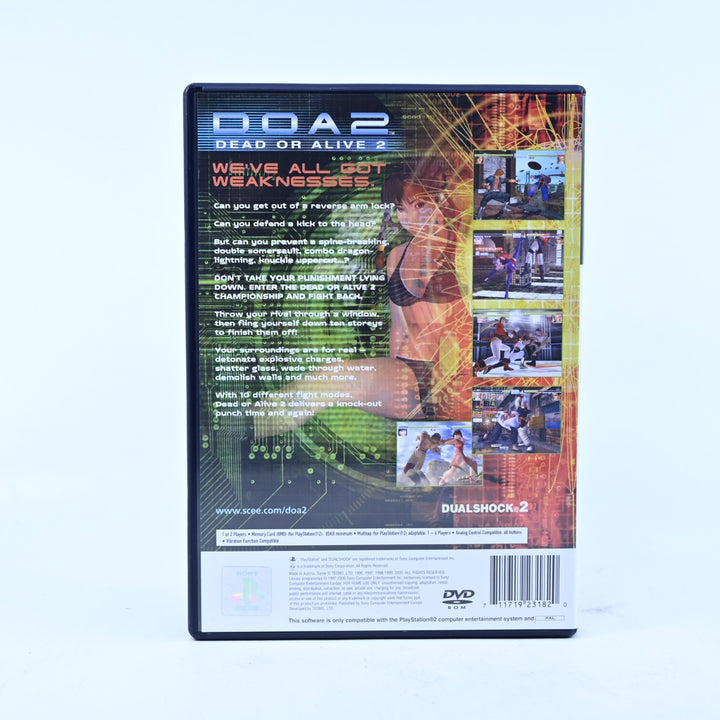 Dead Or Alive 2 - Sony Playstation 2 / PS2 Game + Manual - PAL - MINT DISC! DOA2