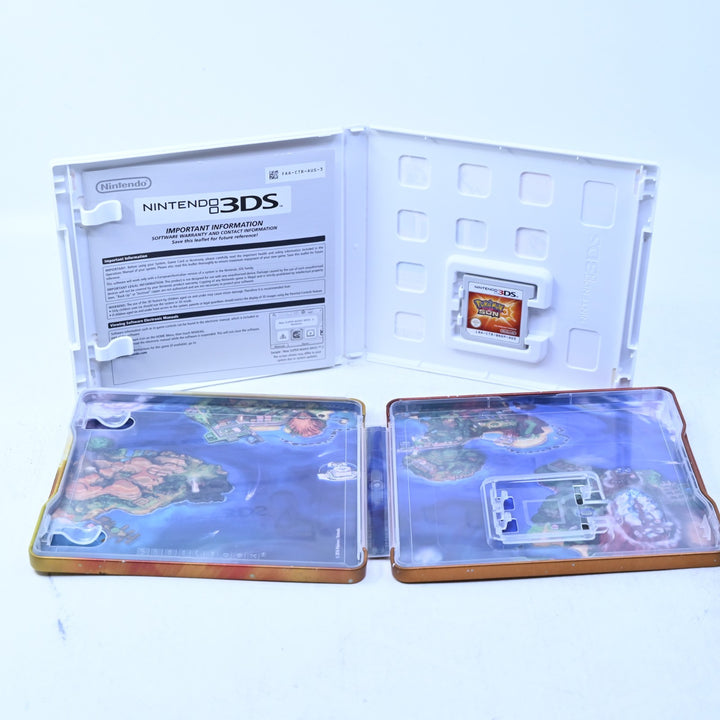 Pokemon Sun - Nintendo 3DS Game + Steelbook + Manual - PAL - FREE POST!