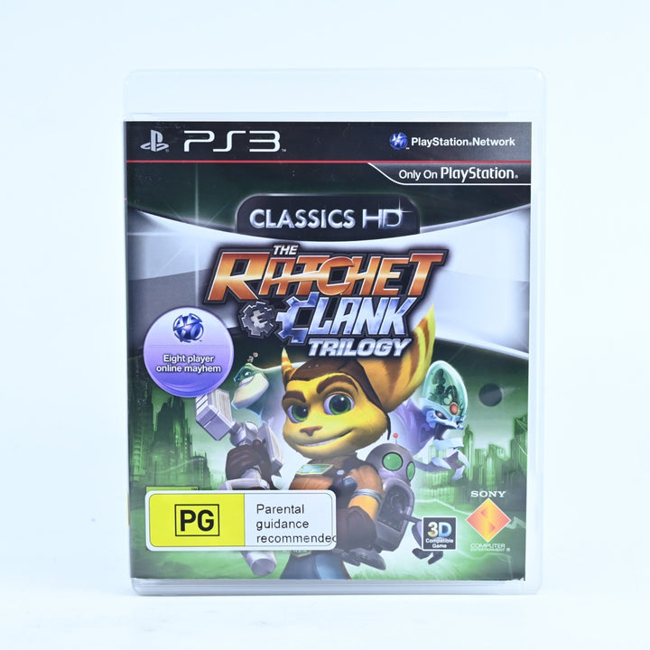 The Ratchet & Clank Trilogy - Sony Playstation 3 / PS3 Game + Manual