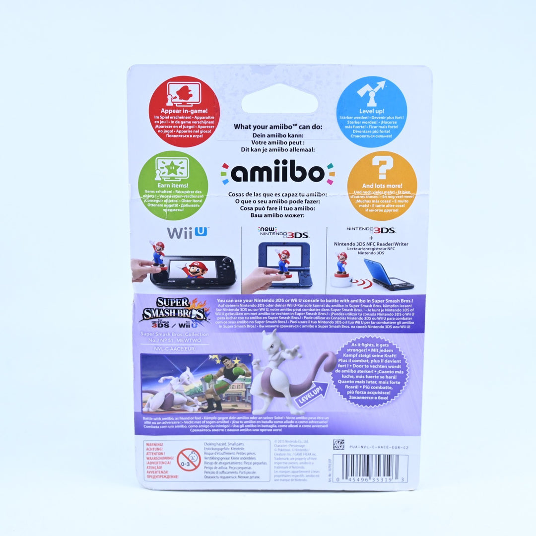 SEALED! Mewtwo Amiibo No. 51 - Super Smash Bros. Collection - Toy