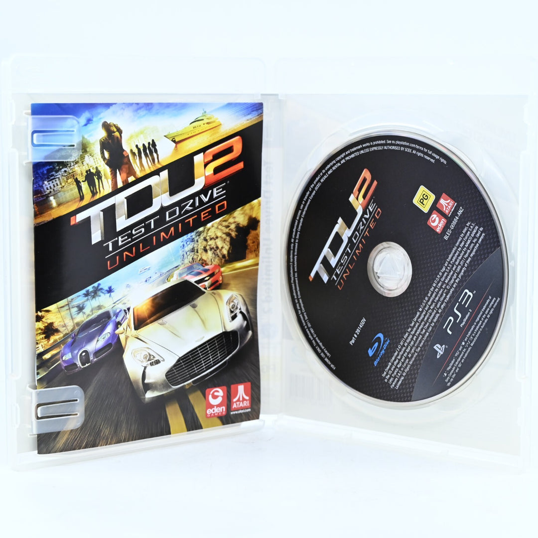Test Drive Unlimited 2 - Sony Playstation 3 / PS3 Game + Manual - FREE POST!