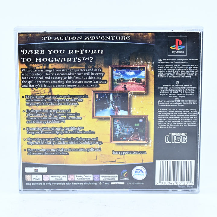 Harry Potter and the Chamber of Secrets  - PS1 Game - PAL + Manual