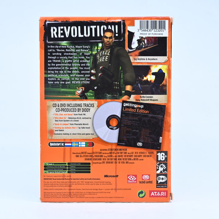 Marc Ecko's Getting Up - Limited Edition - Original Xbox Game + Manual