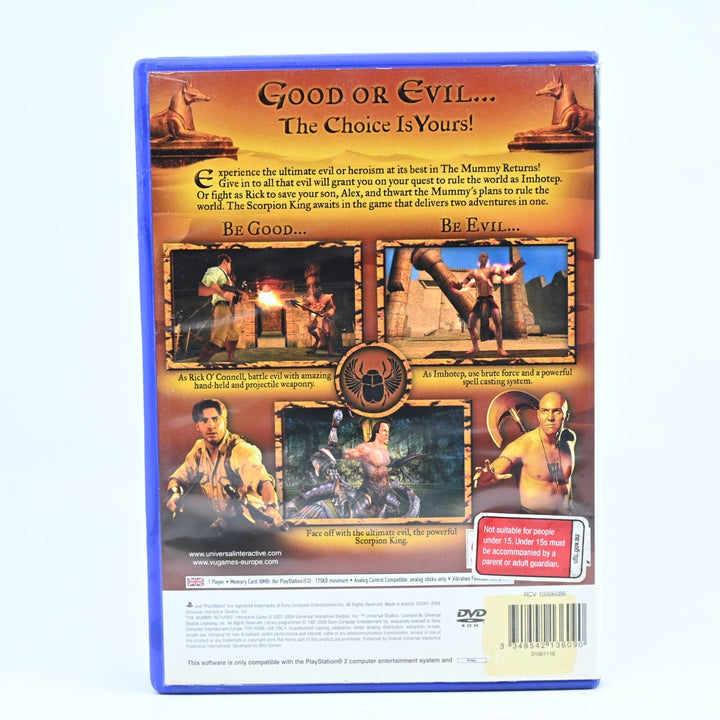The Mummy Returns - Sony Playstation 2 / PS2 Game - No Manual - PAL