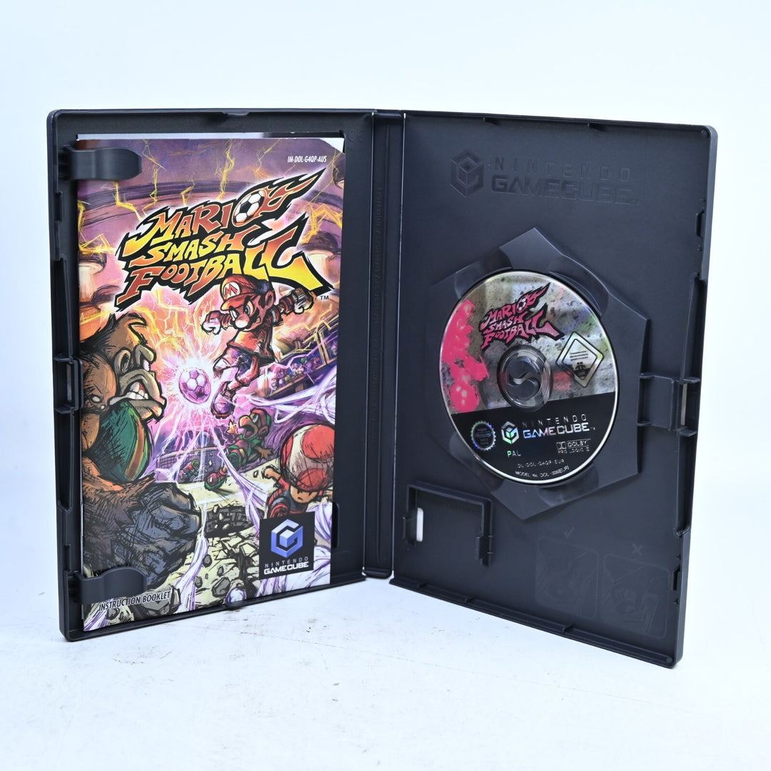 Mario Smash Football - Nintendo Gamecube Game + Manual - PAL - FREE POST!
