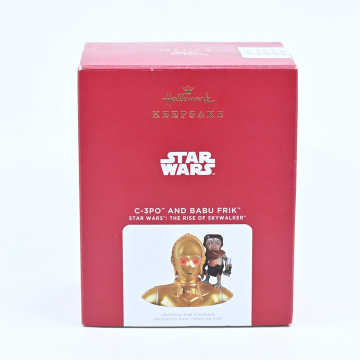 Hallmark 2021 C-3PO & Babu Frik Ornament - Star Wars - Miscellaneous