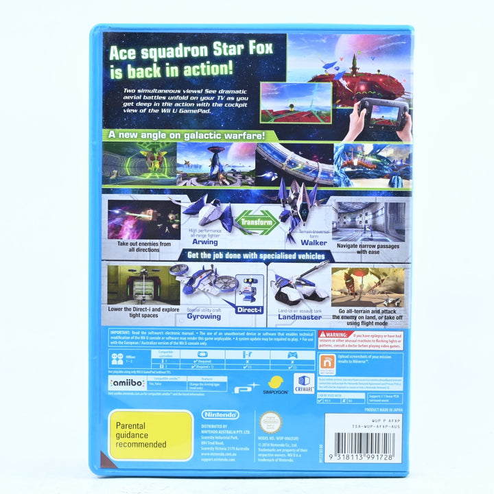 Star Fox Zero - Nintendo Wii U Game - PAL - FREE POST!