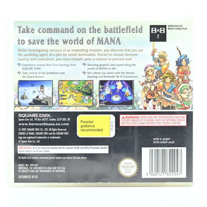 Heroes of Mana - Nintendo DS Game - PAL - FREE POST!