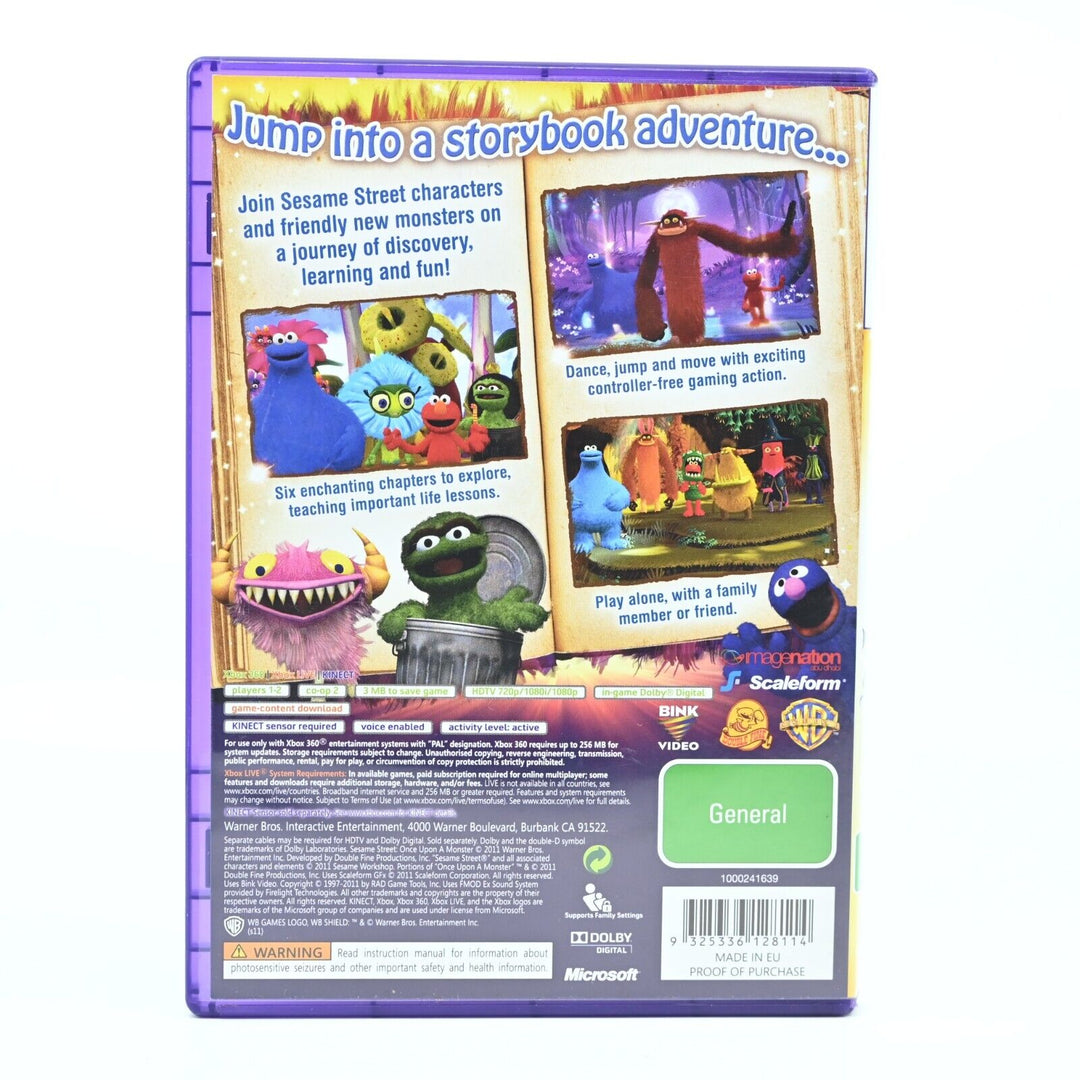 Sesame Street: Once upon a Monster - Xbox 360 Game - PAL - FREE POST!