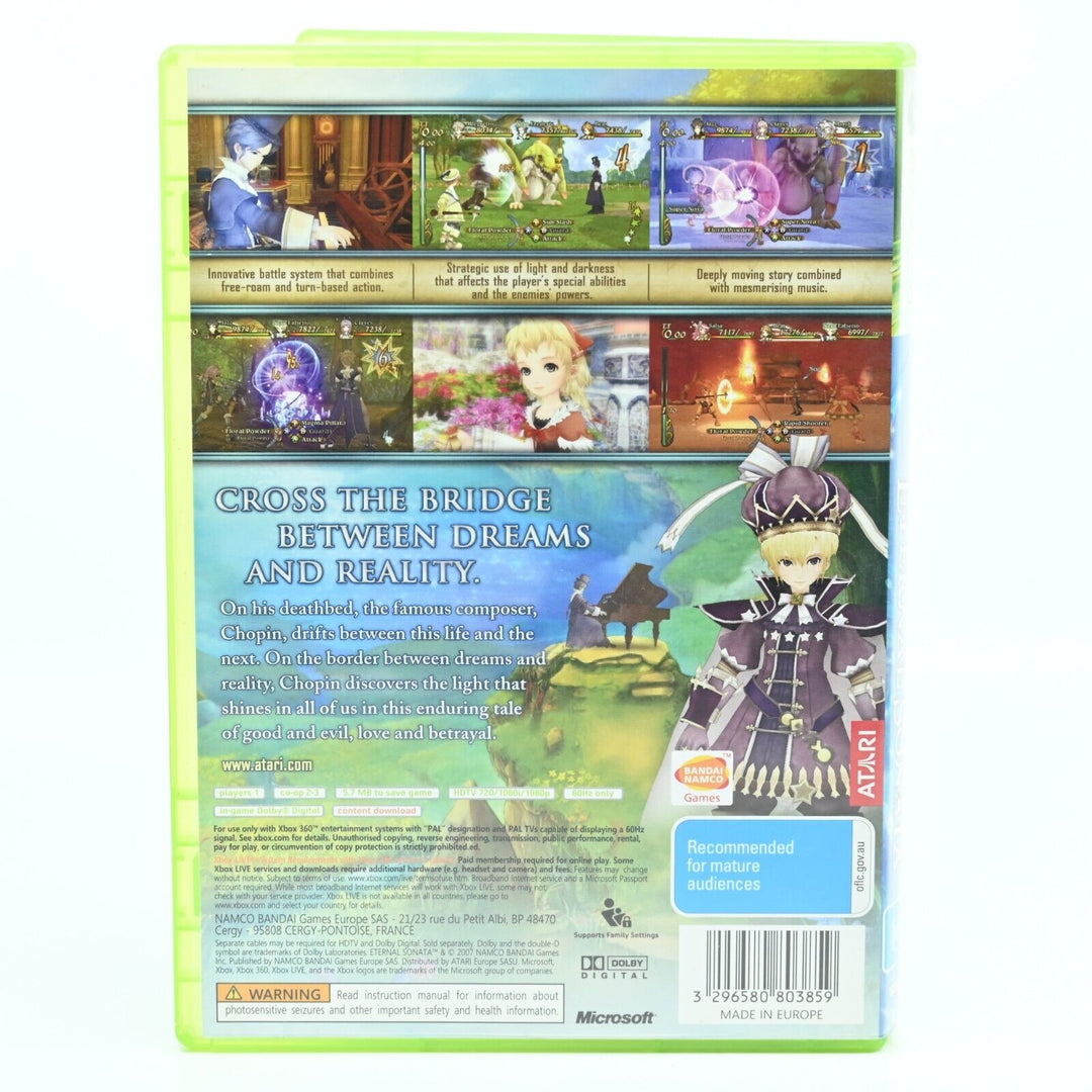 Eternal Sonata - Xbox 360 Game + Manual - PAL - MINT DISC!