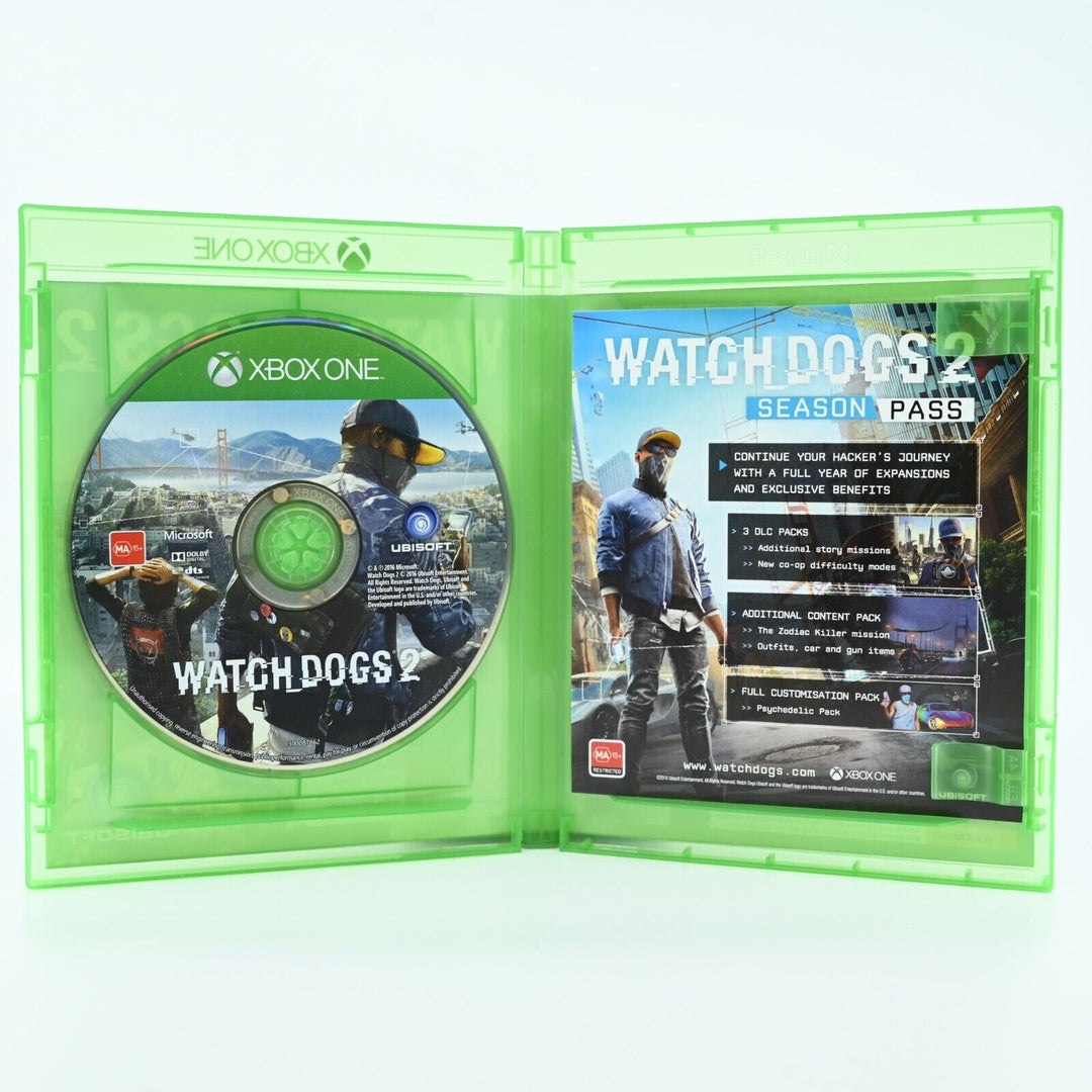 Watch Dogs 2 - Xbox One Game - PAL - FREE POST!