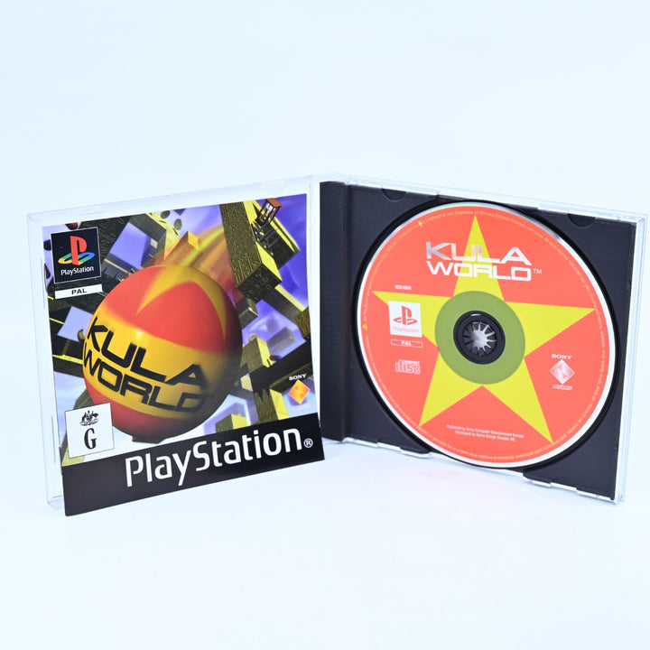 Kula World - Sony Playstation 1 / PS1 Game + Manual - PAL - MINT DISC!