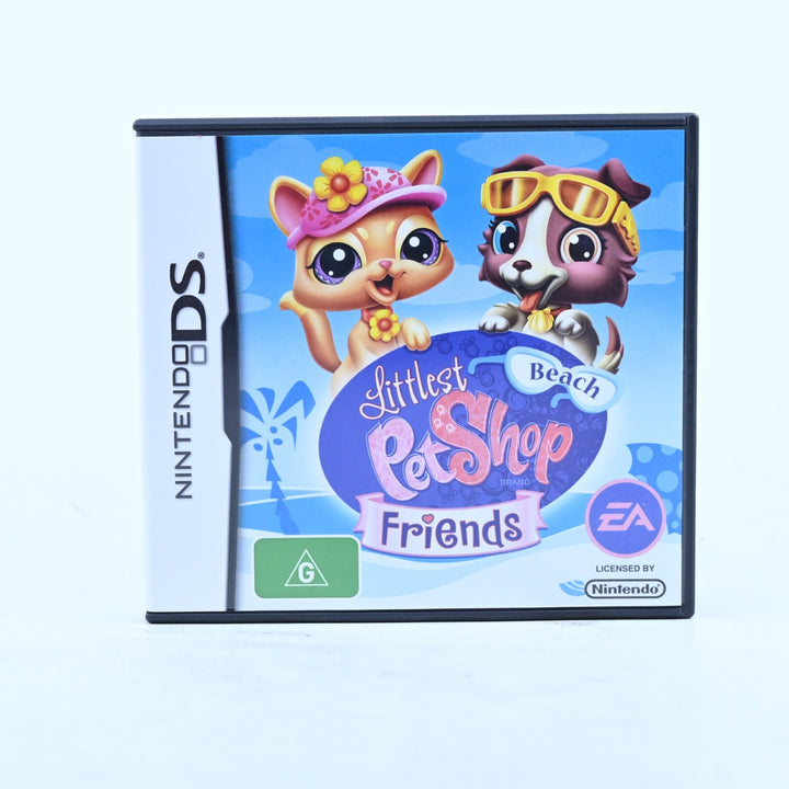 Littlest Pet Shop Friends Beach - Nintendo DS Game - PAL + Manual - FREE POST!