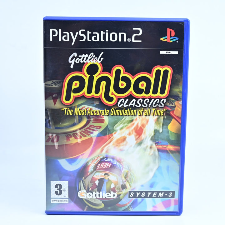 Gottlieb Pinball Classics - Sony Playstation 2 / PS2 Game + Manual - PAL