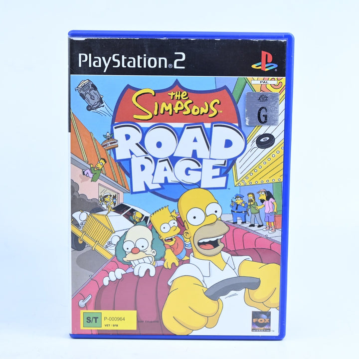 The Simpsons: Road Rage - Sony Playstation 2 / PS2 Game + Manual - PAL