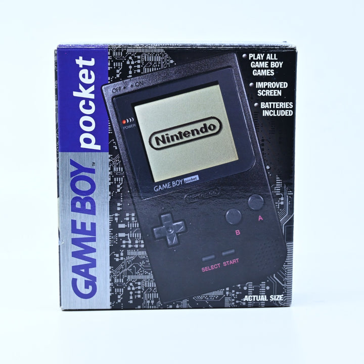 Black Nintendo Gameboy Pocket Boxed Console - AUS PAL - FREE POST!