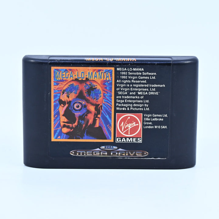 Mega-Lo-Mania - Sega Mega Drive Game - Cartridge Only - PAL - FREE POST!