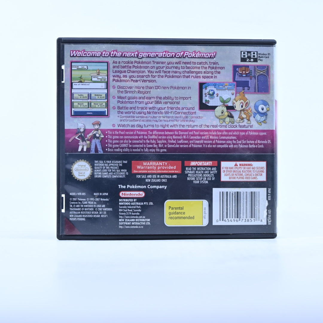 Pokemon Pearl - Nintendo DS Game - PAL + Manual - FREE POST!