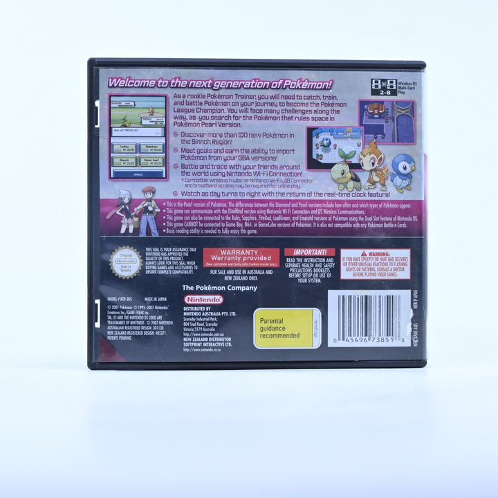 Pokemon Pearl - Nintendo DS Game - PAL + Manual - FREE POST!