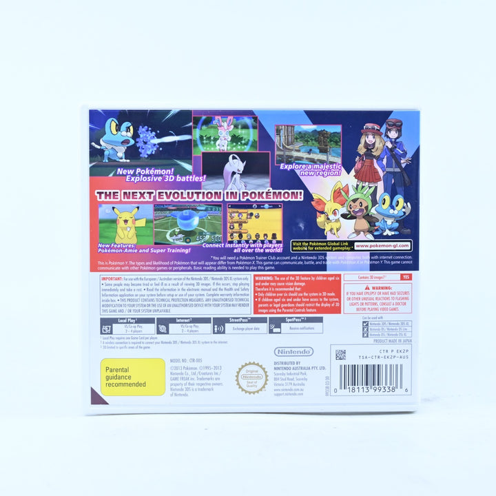 Pokemon Y - Nintendo 3DS Game - PAL + Manual - FREE POST!