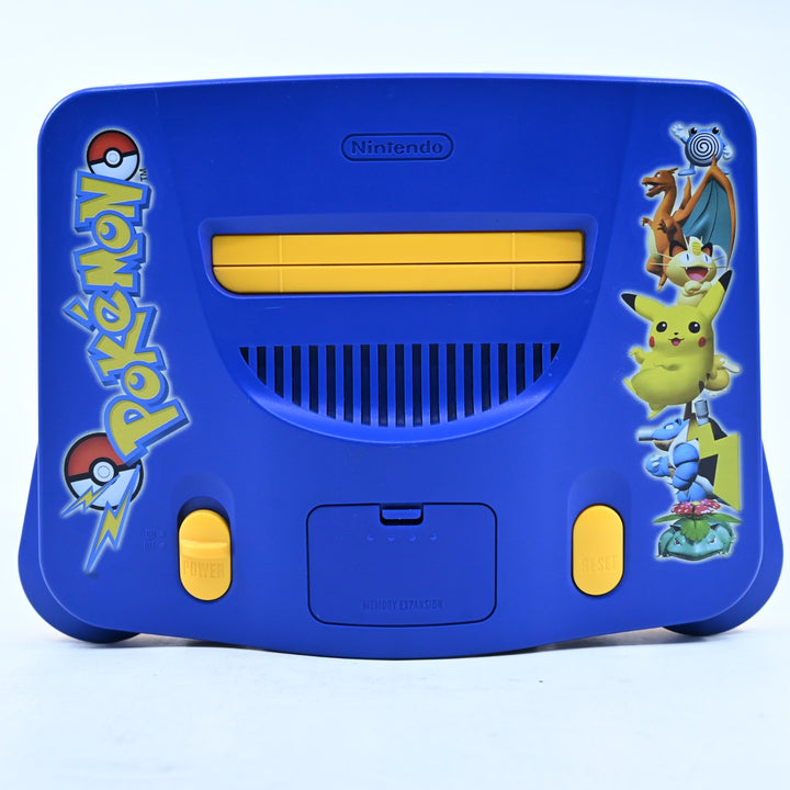 Limited Edition Pokemon Console - N64 / Nintendo 64 Console - PAL