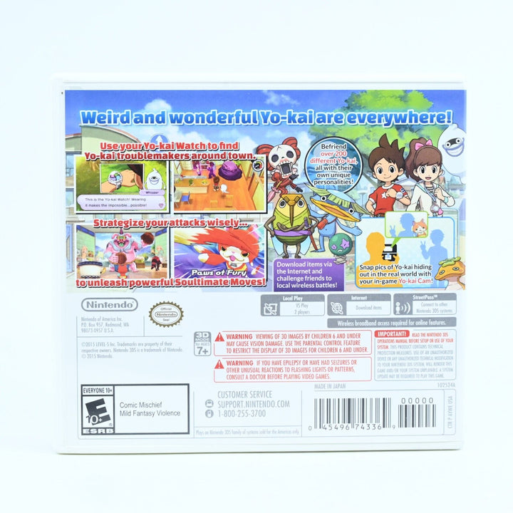 Yo-kai Watch - Nintendo 3DS Game - NTSC-U/C - FREE POST!