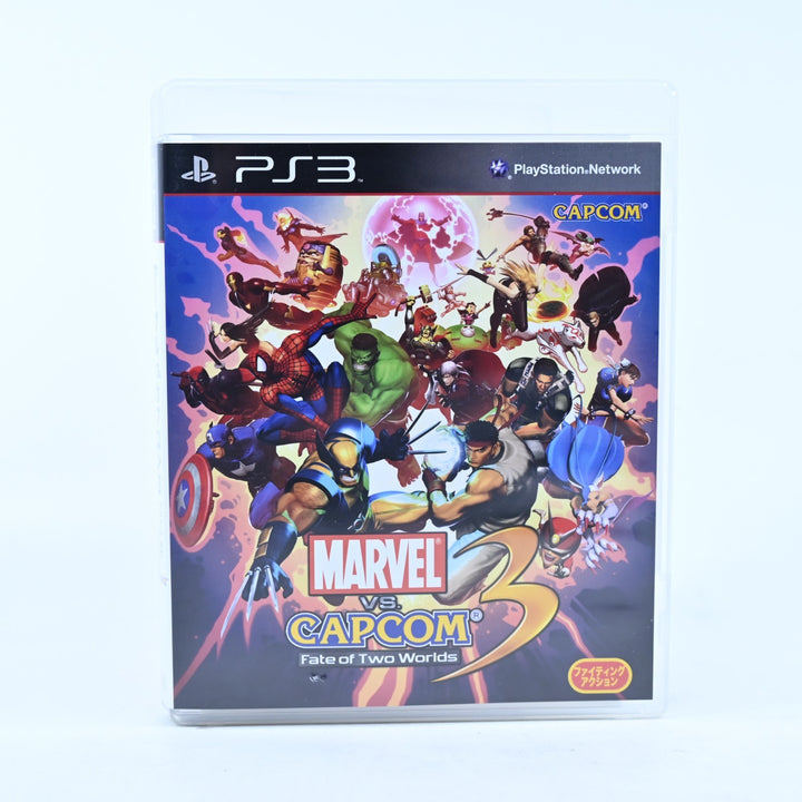 Marvel VS. Capcom 3: Fate of Two Worlds- Sony Playstation 3 / PS3 Game + Manual