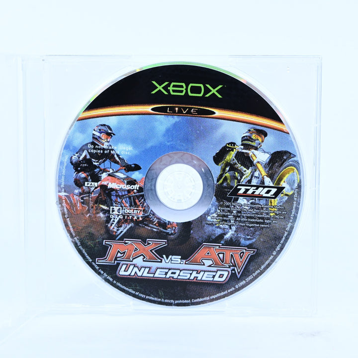 MX vs ATV Unleashed - Original Xbox Game - Disc Only - PAL - MINT DISC!