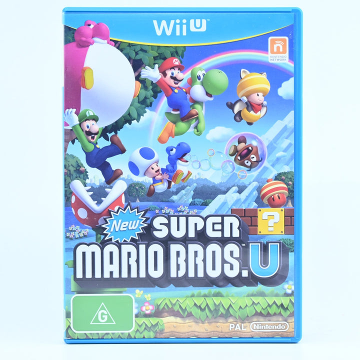 New Super Mario Bros. U - Nintendo Wii U Game - PAL - MINT DISC!