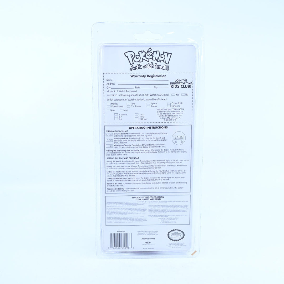 SEALED! Pokemon Mix & Match Digital Watch Set - Anime Toy Collectable