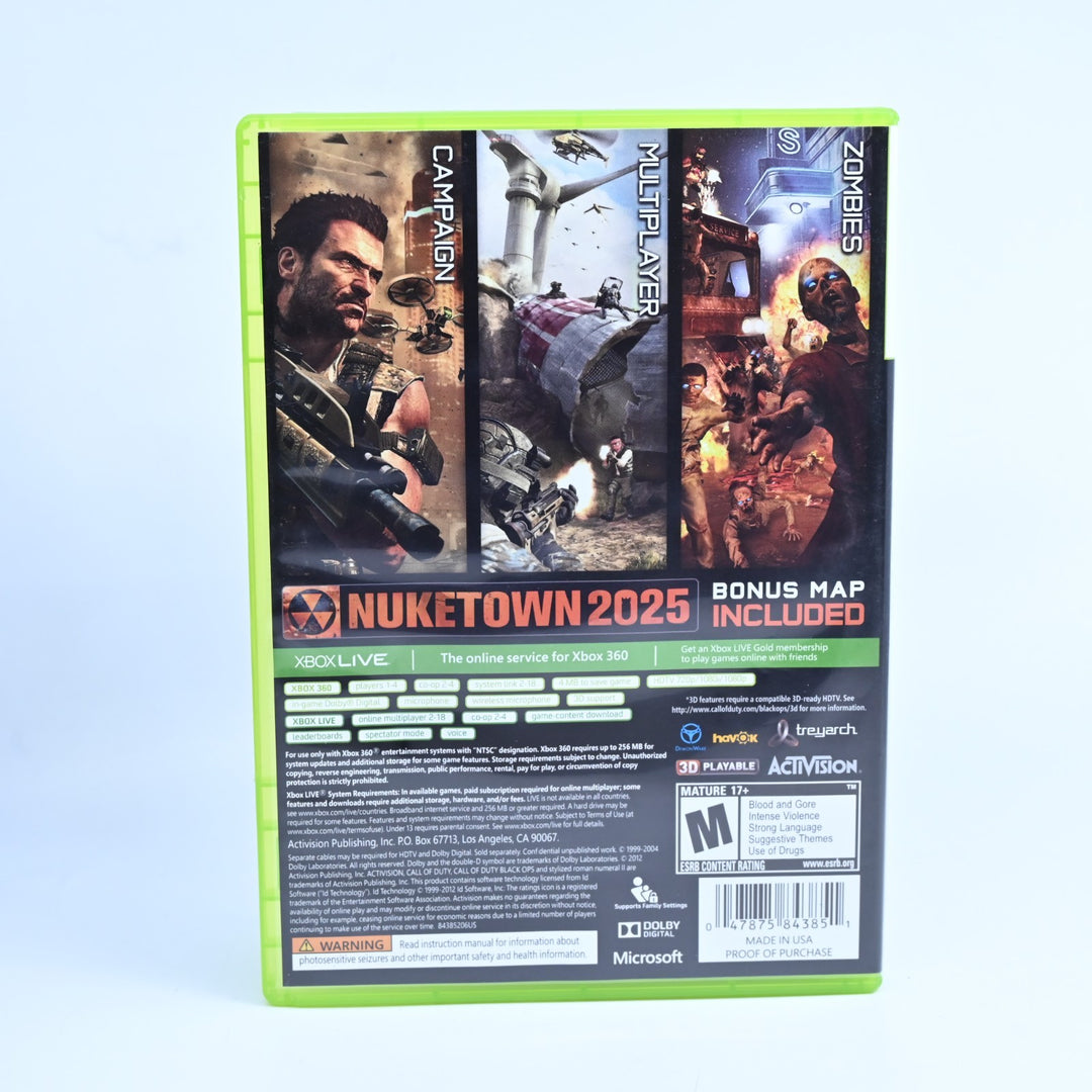 Call of Duty: Black Ops II - Xbox 360 Game - No Manual - Region Free