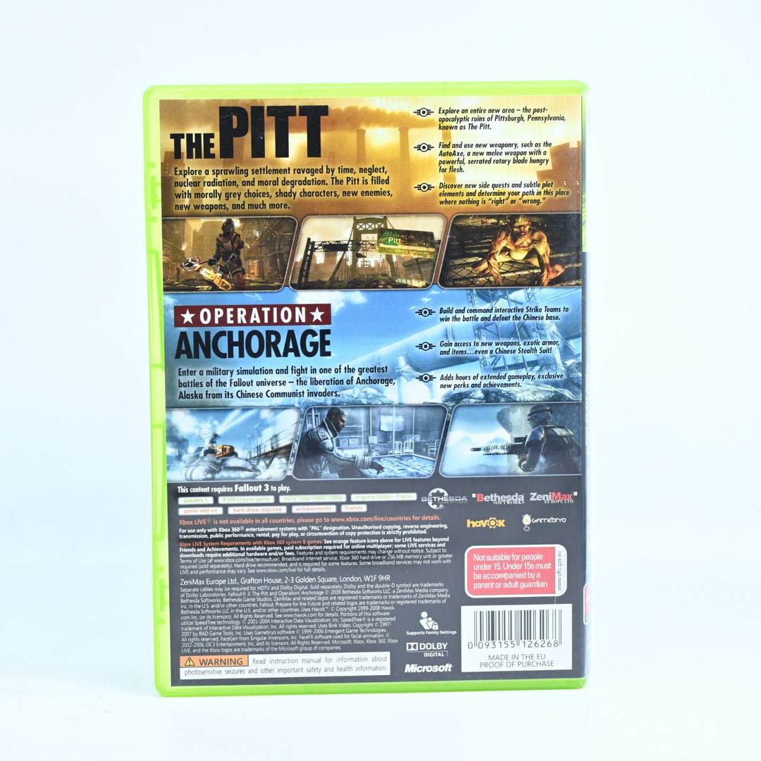 Fallout 3: Game Add-On Pack - The Pitt and Operation Anchorage - Xbox 360 Game