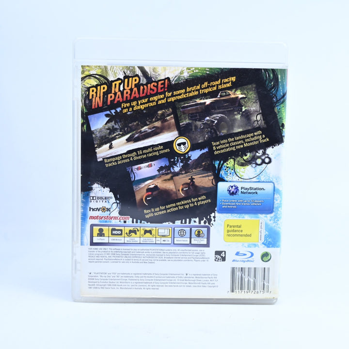 MotorStorm Pacific Rift - Sony Playstation 3 / PS3 Game + Manual - MINT DISC!