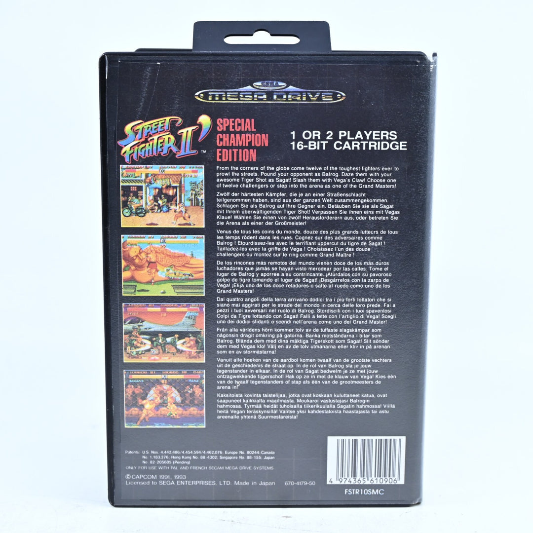 Street Fighter II'  Special Championship Edition + Manual - Sega Mega Drive Game