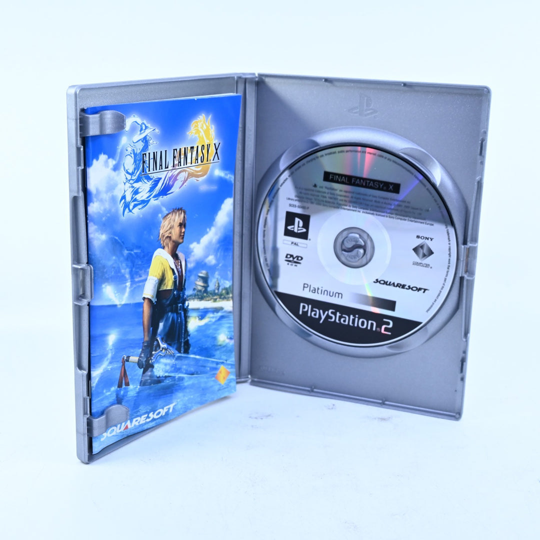 Final Fantasy X - Sony Playstation 2 / PS2 Game + Manual - PAL - MINT DISC!