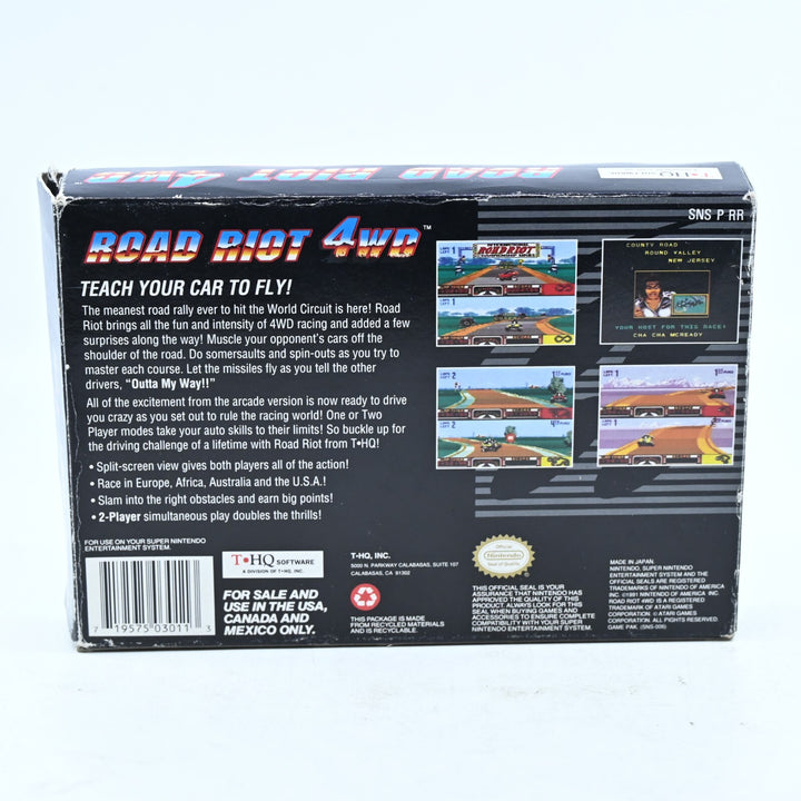 Road Riot 4WD - Super Nintendo Entertainment System / SNES Boxed Game - NTSC