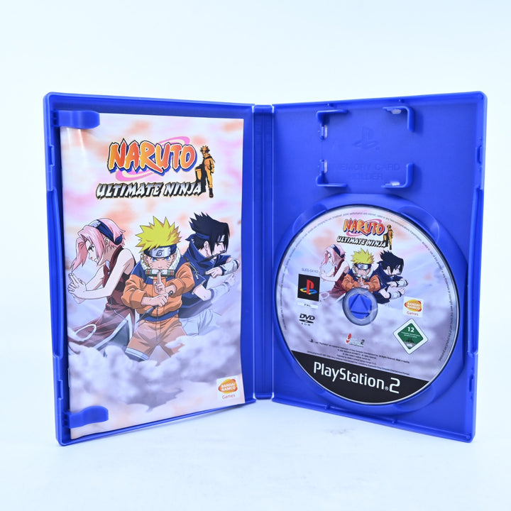Naruto Ultimate Ninja - Sony Playstation 2 / PS2 Game + Manual - PAL
