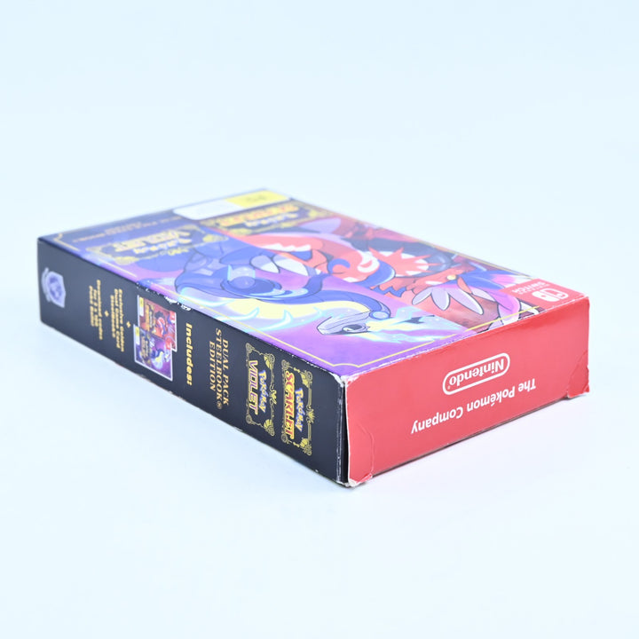 Pokemon Scarlet + Violet Dual Pack Steelbook Edition - Nintendo Switch Game