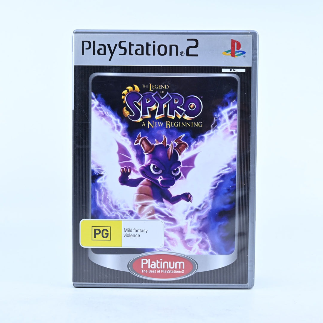 The Legend of Spyro: A New Beginning - Sony Playstation 2 / PS2 Game + Manual